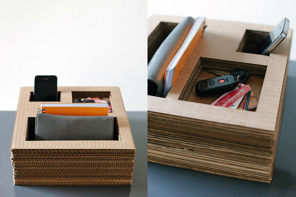 desktop-organizer-cardboard-upcycle
