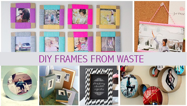 DIY frames from waste