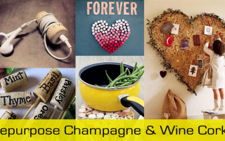 repurpose champagne and wine corks